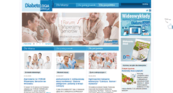 Desktop Screenshot of diabetologiaonline.pl